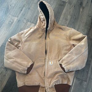 Carhartt Brown Zip-Up Jacket